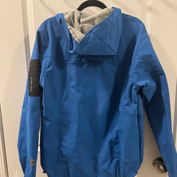 Stormtech Performance Jacket Mens Size L Blue Mazada Hooded Outdoor - Picture 4 of 8
